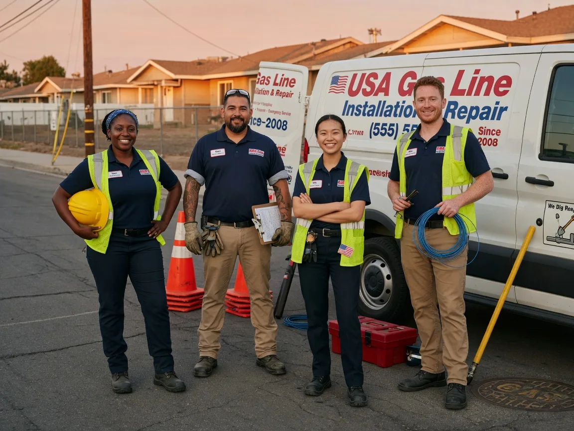 Gas Line Installation company in Arnoldsville, GA